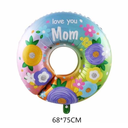 DAWN Donut Foil Balloon - Fun Birthday Party Decor & Celebration Accessory