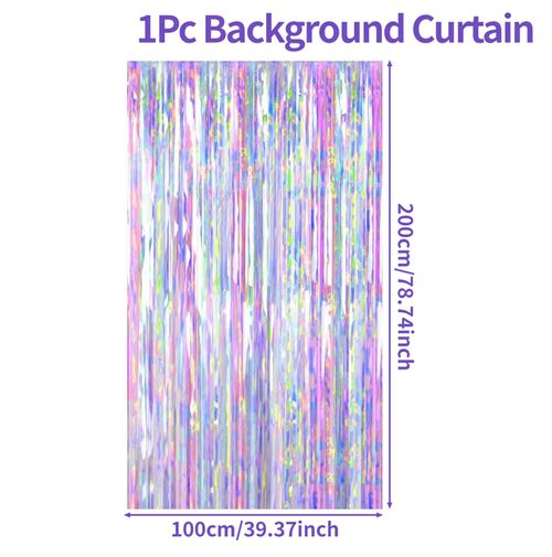 FENGRISE Decorative Sequin Background - Customizable 2m x 1m for Events