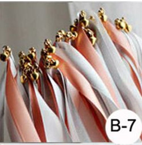 Colourful Ribbon Wedding Wands with Bells for Elegant Decorations