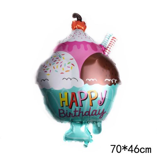DAWN Donut Foil Balloon - Fun Birthday Party Decor & Celebration Accessory
