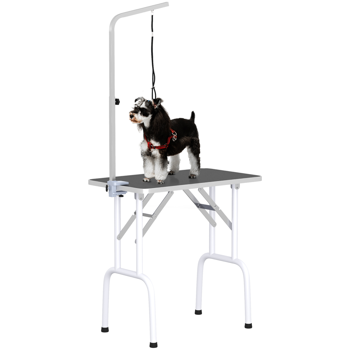 Dog Grooming Table Foldable with Adjustable Arm Max Load 30 KG 81x49x80 cm