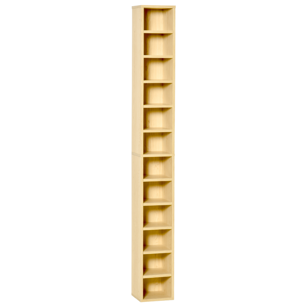 21L 75H cm Multimedia Shelf-Pine Wood Colour