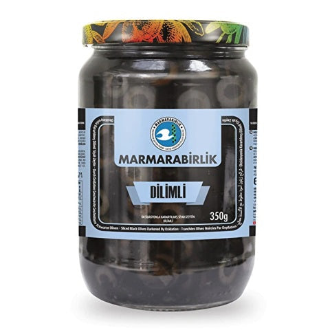 Marmarabirlik Gemlik Sliced Black Olives 350g