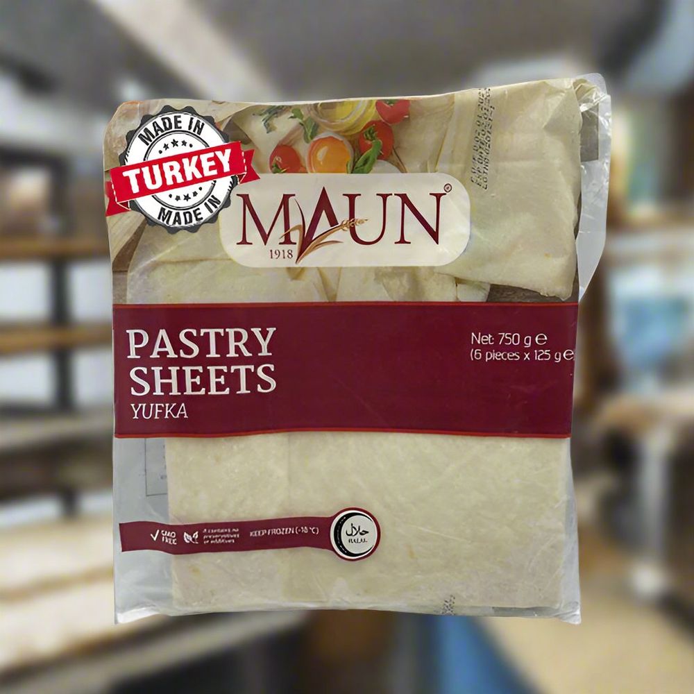 Maun Pastry Sheets Yufka Fresh Dough 6 Pcs Pack 750g