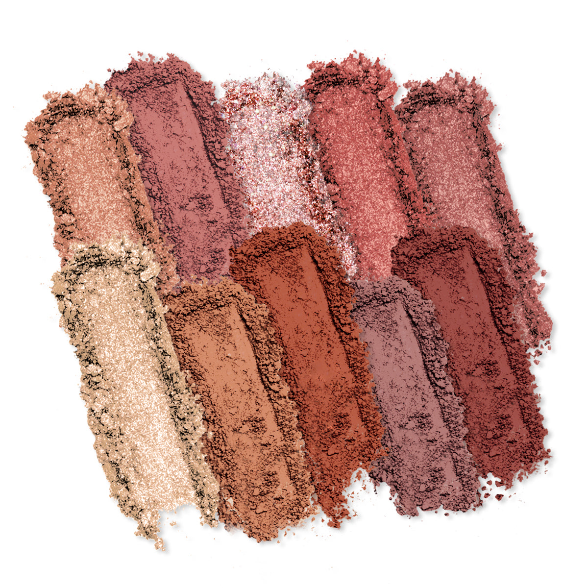 Mauves 10-Shade Eyeshadow Palette by Profusion Cosmetics | Mauve, Plum & Burgundy Tones