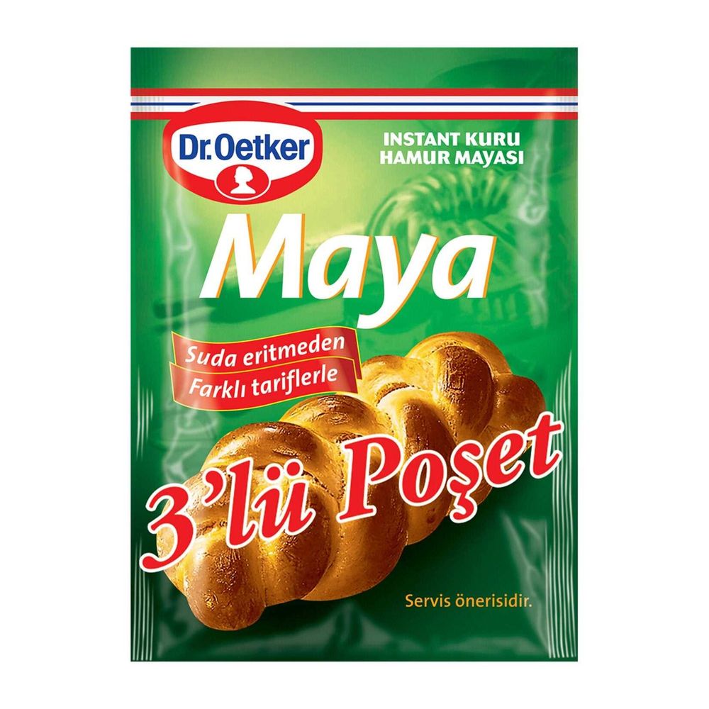 Dr Oetker Instant Kuru Maya 3*Pack