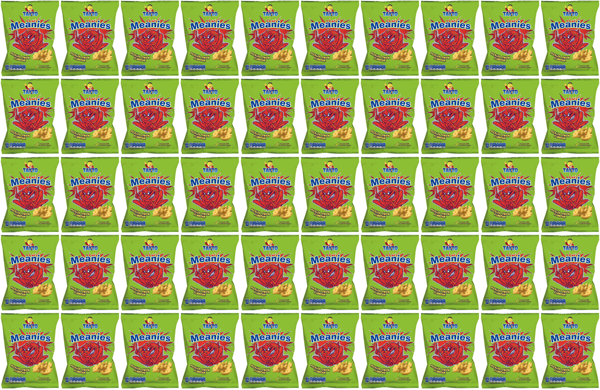 50 x Tayto Mega Meanies Pickled Onion Flavour 35G