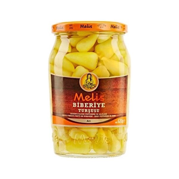 Melis Pickled Baby Peppers (Biberiye) 720 cl