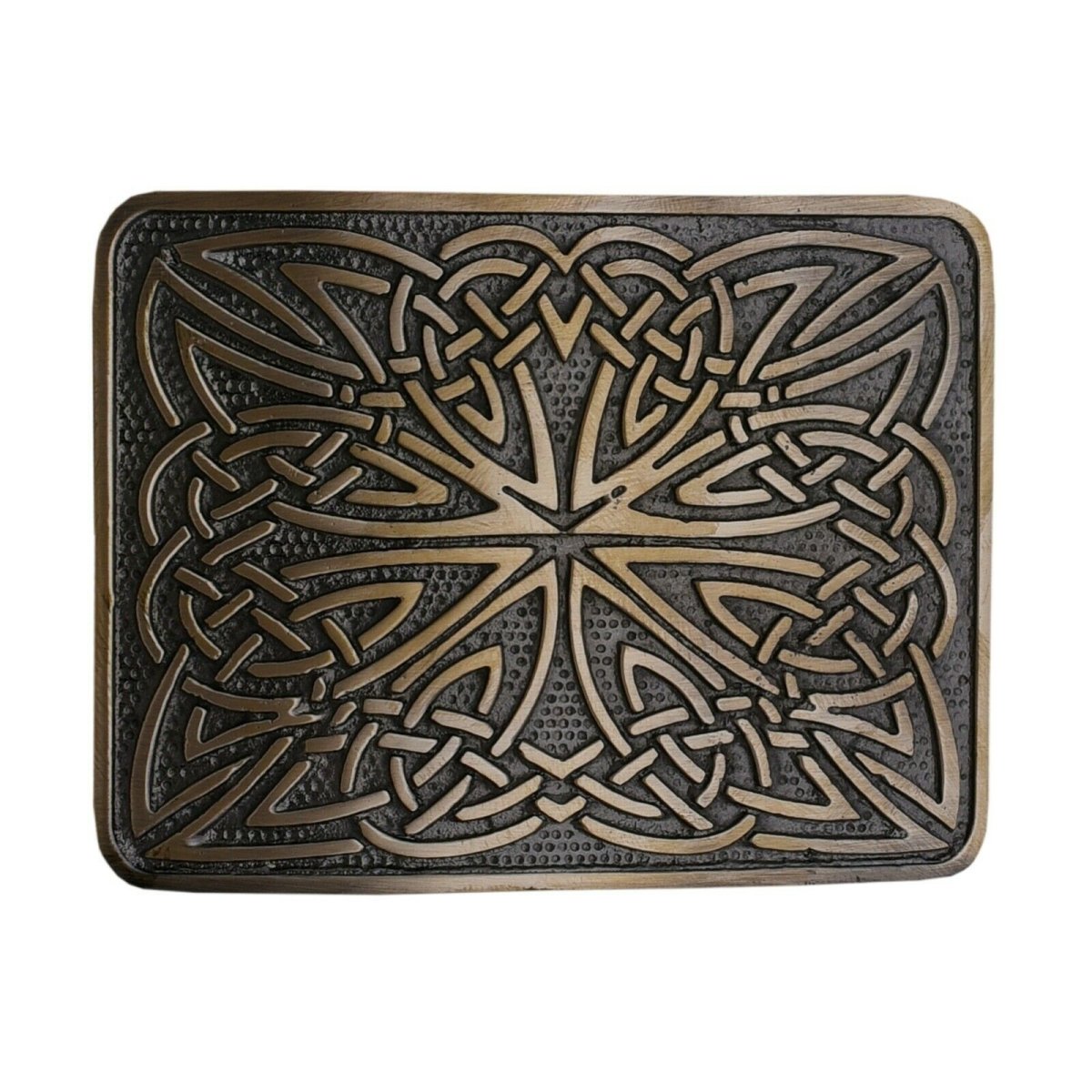 Men's Scottish Kilt Belt Antique Buckles - Celtic Designs Buckles