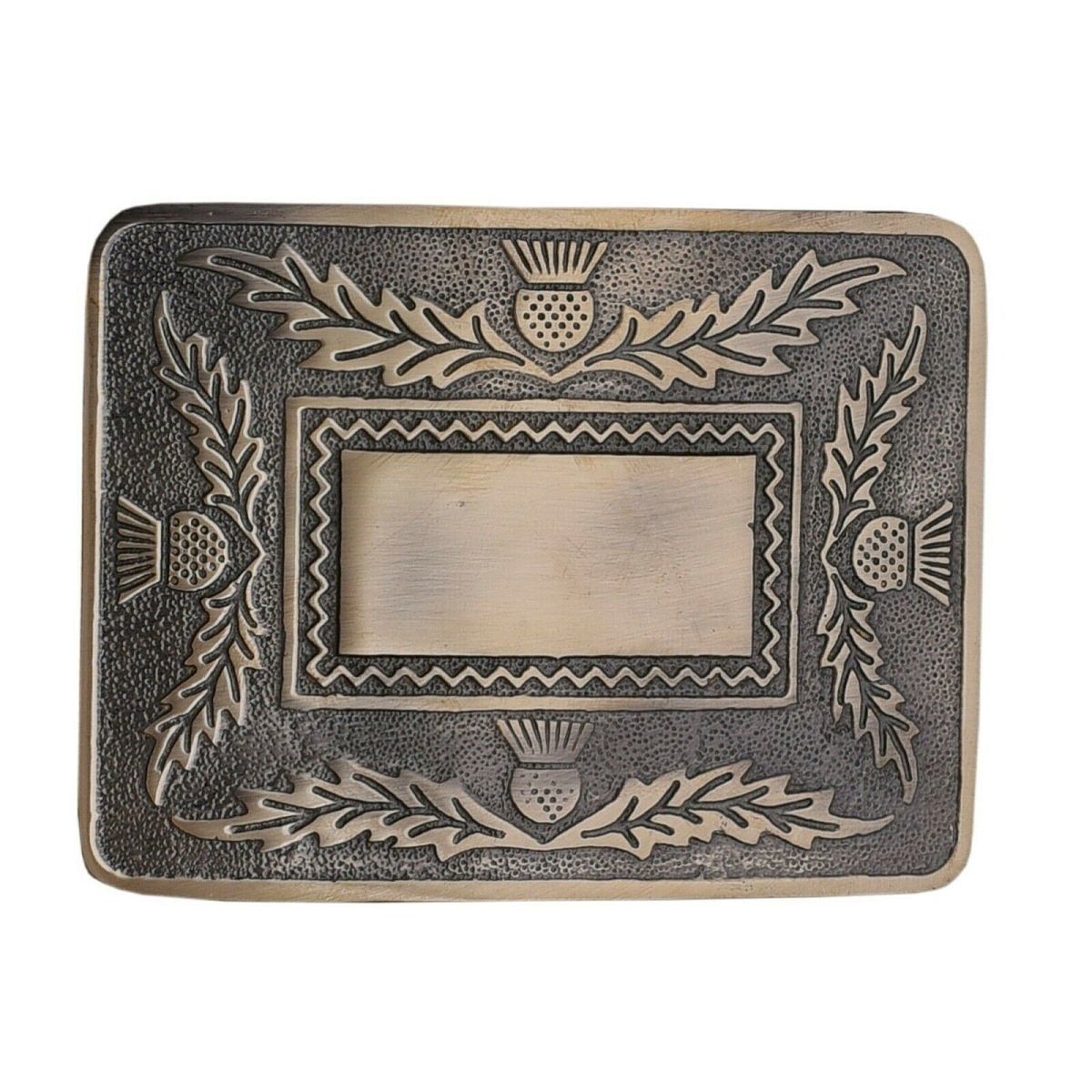Men's Scottish Kilt Belt Antique Buckles - Celtic Designs Buckles