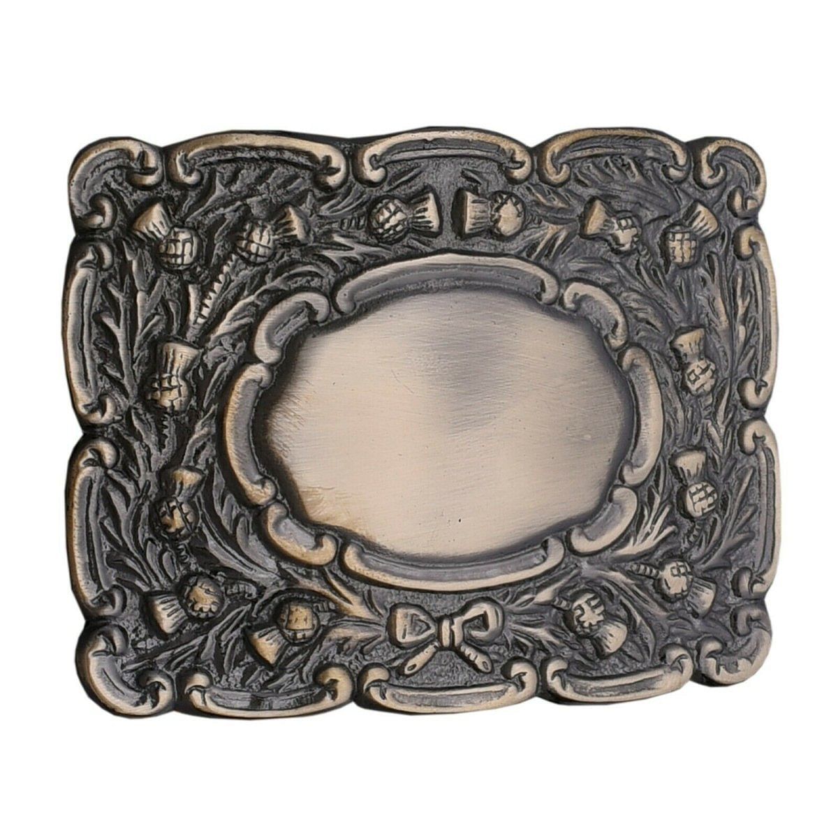 Men's Scottish Kilt Belt Antique Buckles - Celtic Designs Buckles