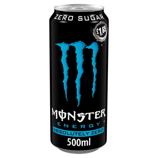 Monster Energy Drink Absolutely Zero Sugar 500ml (Case of 12)