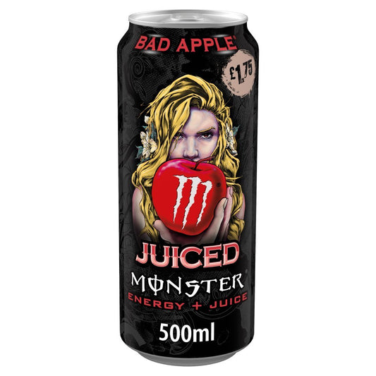 Monster Energy Drink Bad Apple PMP 500ml (Case of 12)