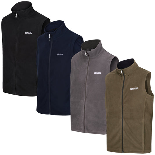 Regatta Tobias Sleeveless Fleece Gilet – Lightweight Full Zip Bodywarmer