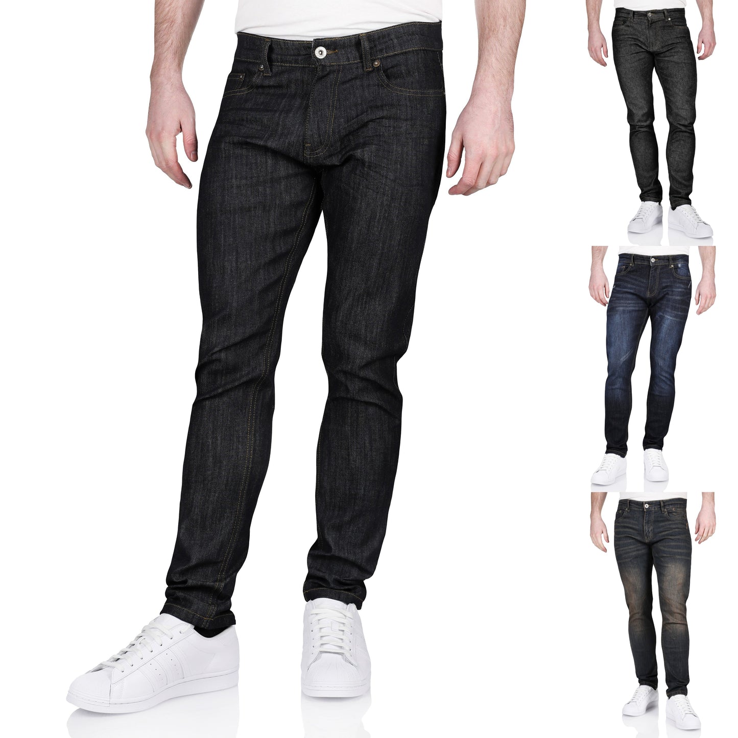 Ditch Plains BKX Stretch Skinny Jeans – Slim Fit Denim für Herren