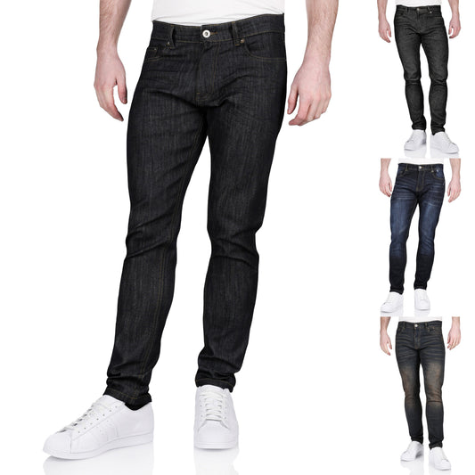 Ditch Plains BKX Stretch Skinny Jeans - Men's Slim Fit Denim