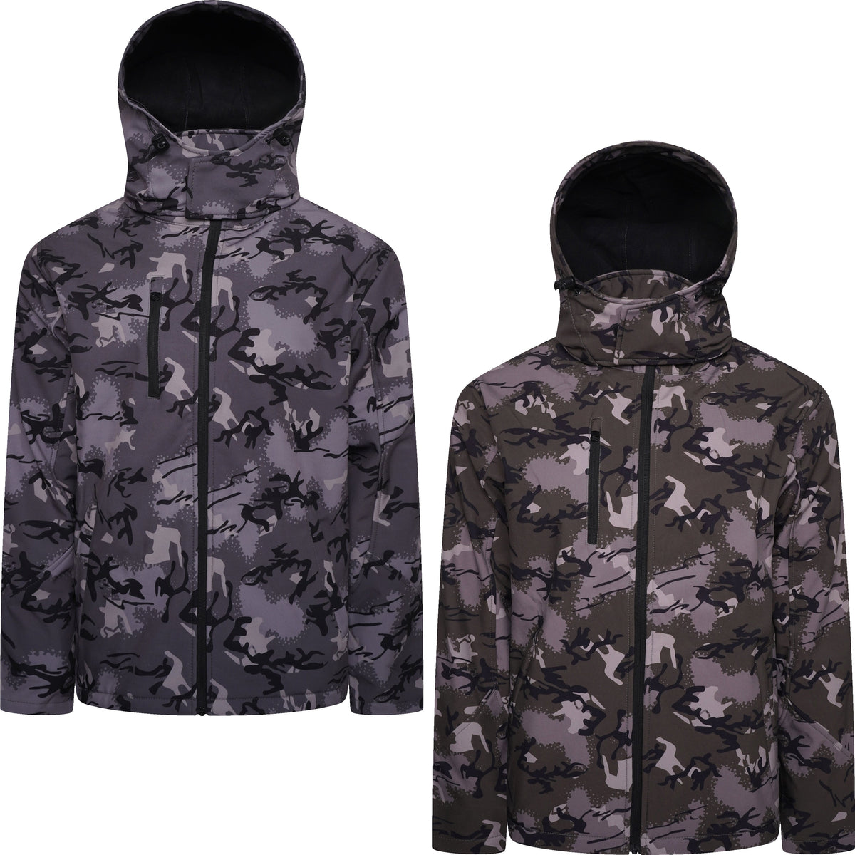 Result Camo TX Performance Kapuzen-Softshelljacke