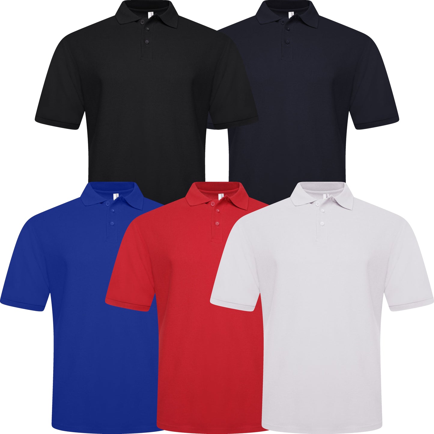 Eco Spirit Men's Organic Cotton Piqué Polo Shirt – Regular Fit