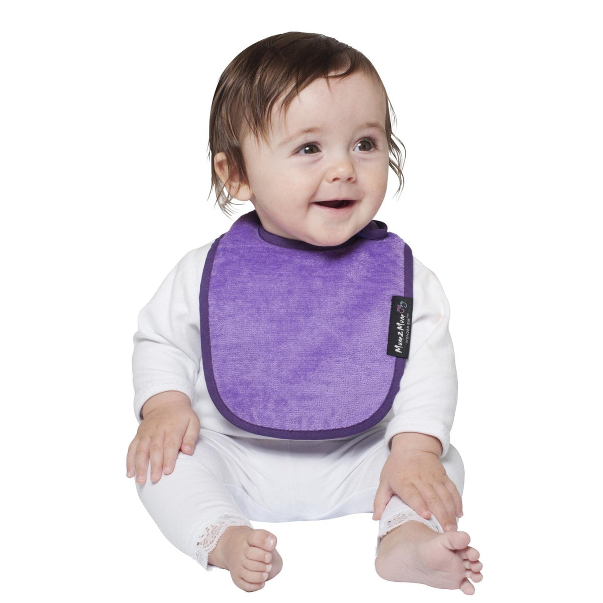 Mum 2 Mum Infant Wonder Bib - Purple