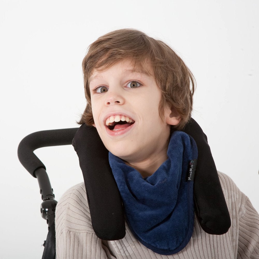 Mum 2 Mum PLUS Youth Disability Bib - Ages 5-15 years - Red