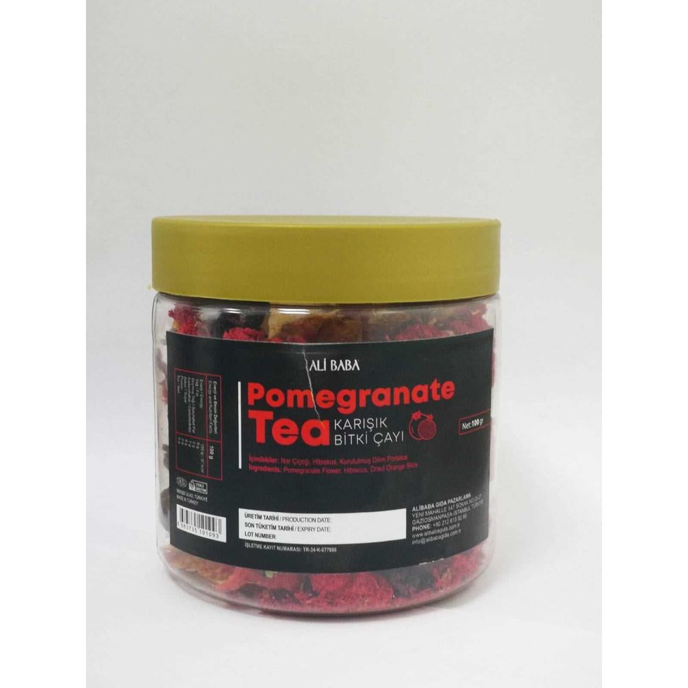 Ali Baba Pomegranate Tea (Kavanoz Nar Cayi) 100 g