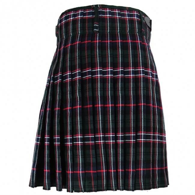 National Scottish Tartan Traditional Scottish Men's Kilt Outfit Pin, Buckle, Belt, Sporran