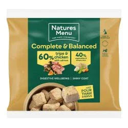 Natures Menu Original Hähnchen mit Pansen-Nuggets mit Gemüse & braunem Reis, 1 kg