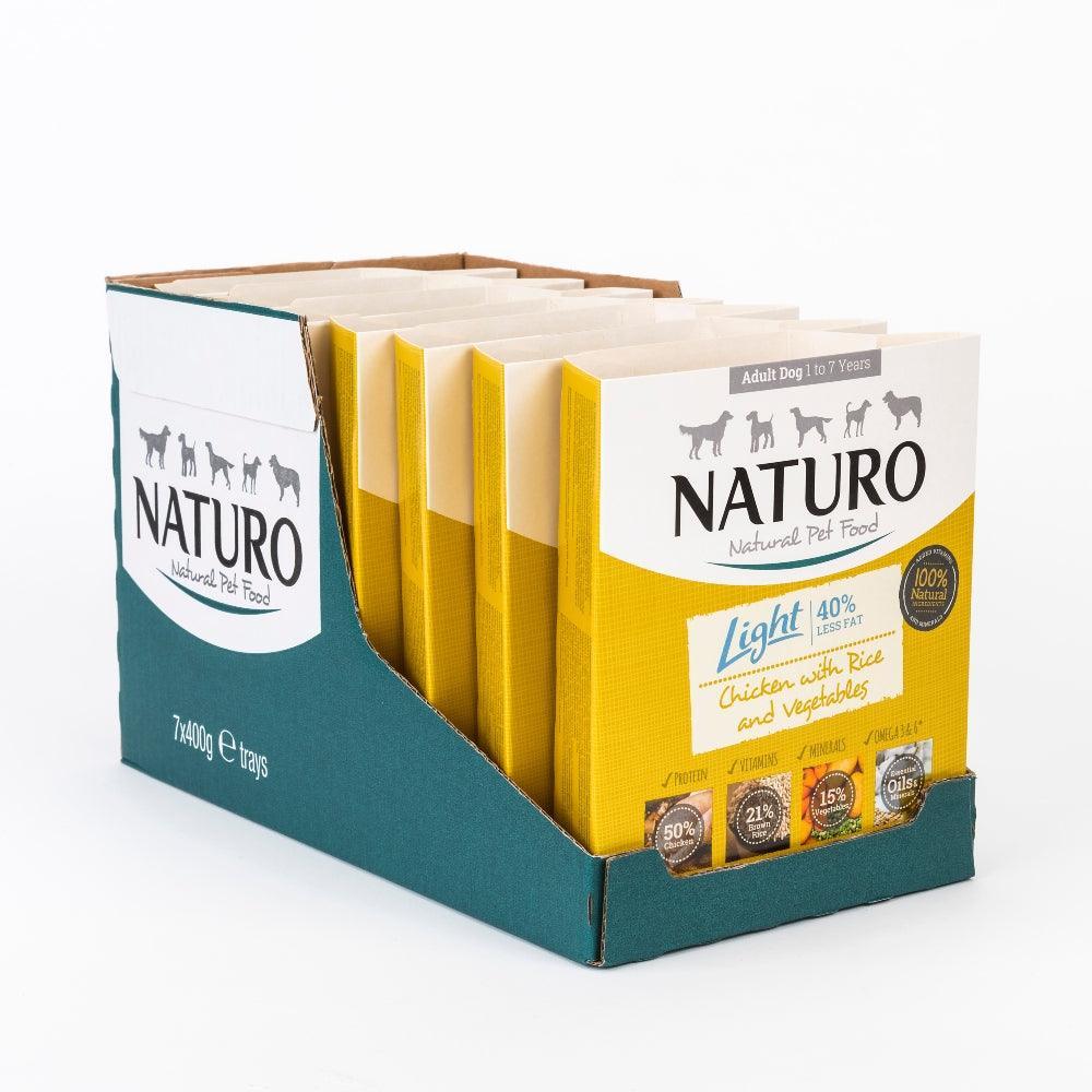 Naturo Adult Light Chicken with Rice and Vegetables Trays 400g - Case of 7