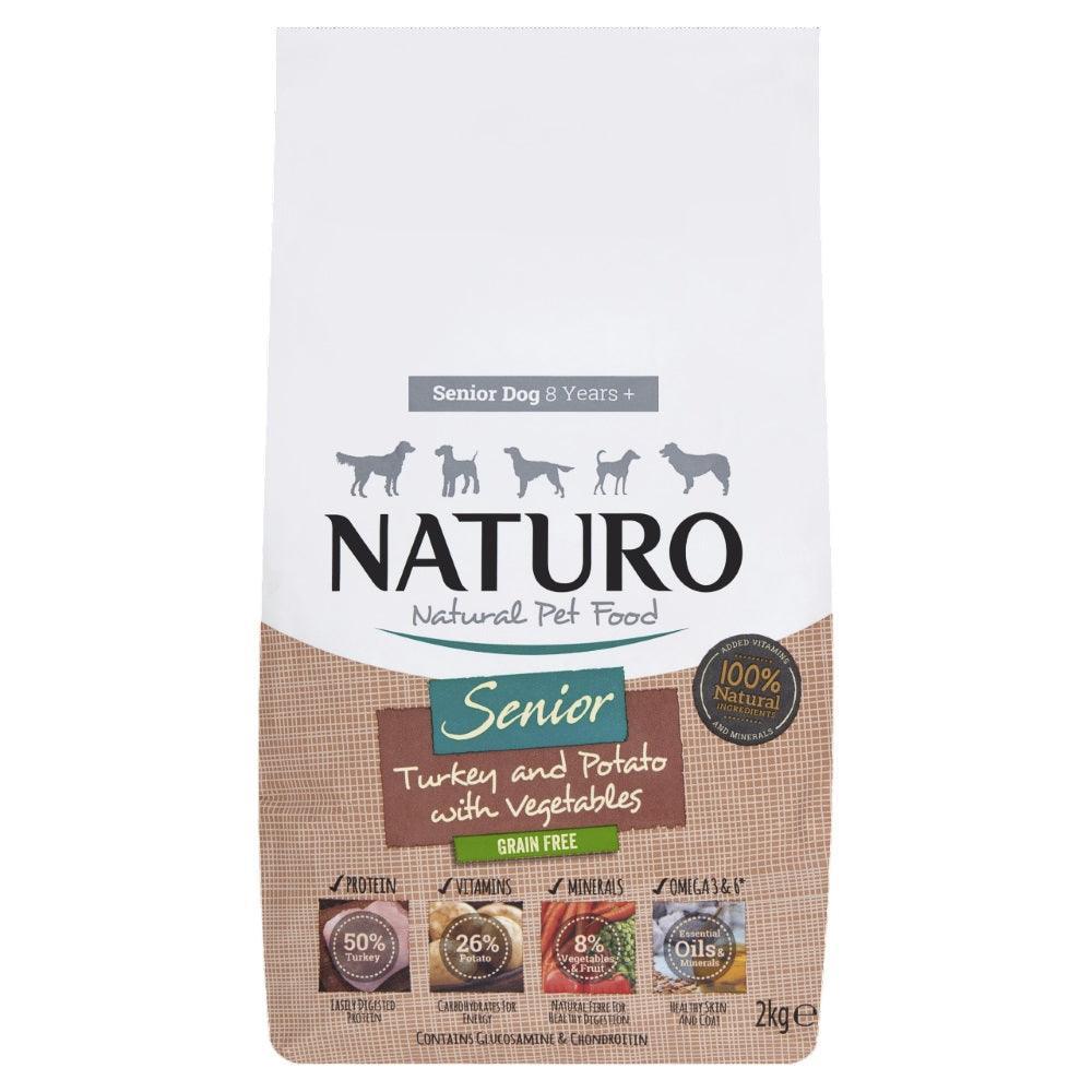 Naturo Senior Grain Free Turkey with Potato and Vegetables 2kg - Case of 4