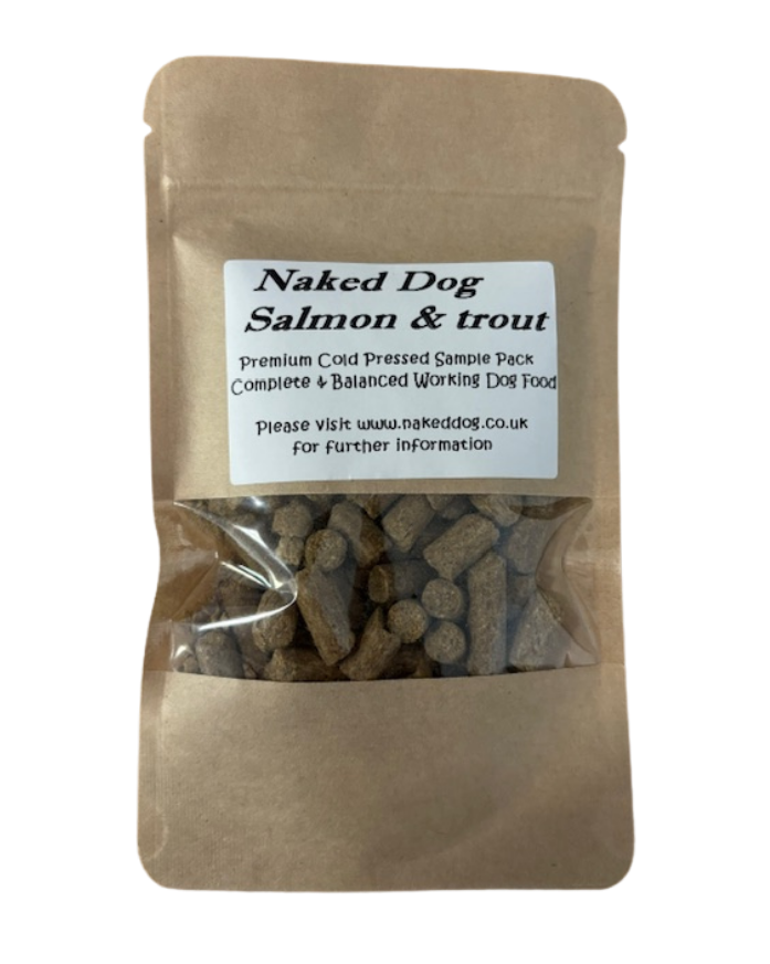 Naked Dog Cold Pressed Salmon & Trout 85g Sample