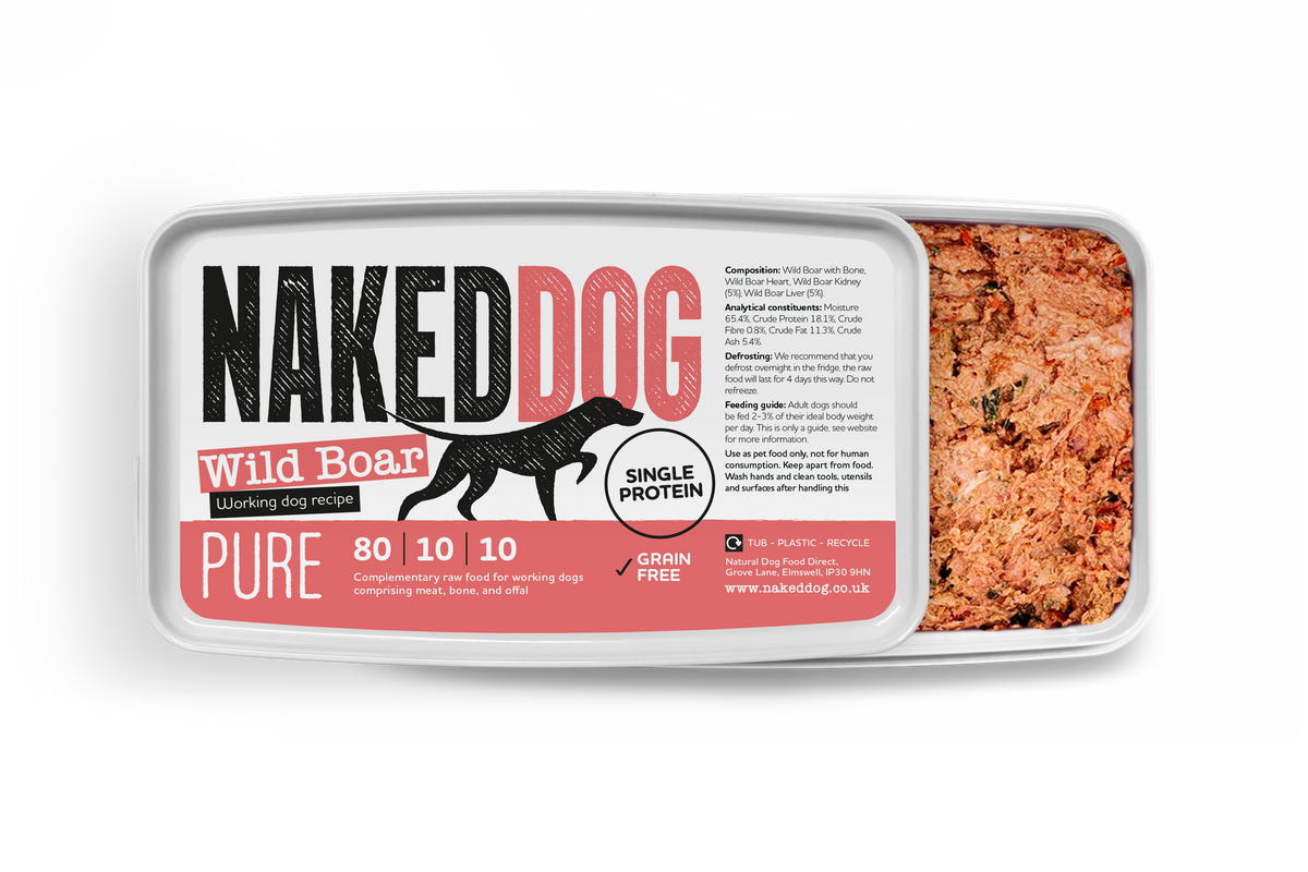 Naked Dog PURE Wild Boar 500g Sample