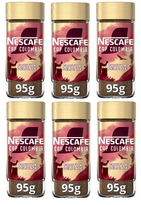 Nescafé Cap Colombia Instant Coffee 95g | Pack of 6