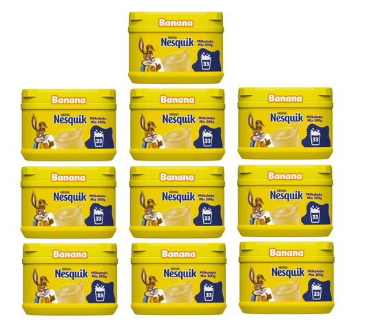 10 X Nesquik Banana Milkshake 300G