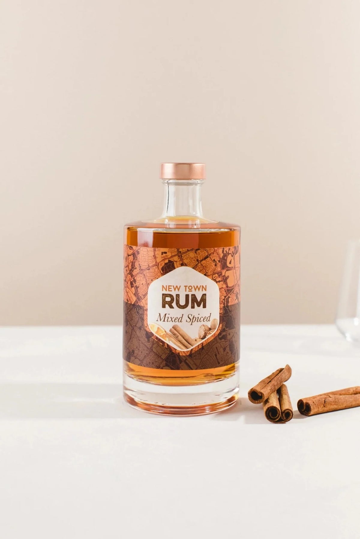 Wharf Distillery New Town Mixed Spiced Rum, 20cl