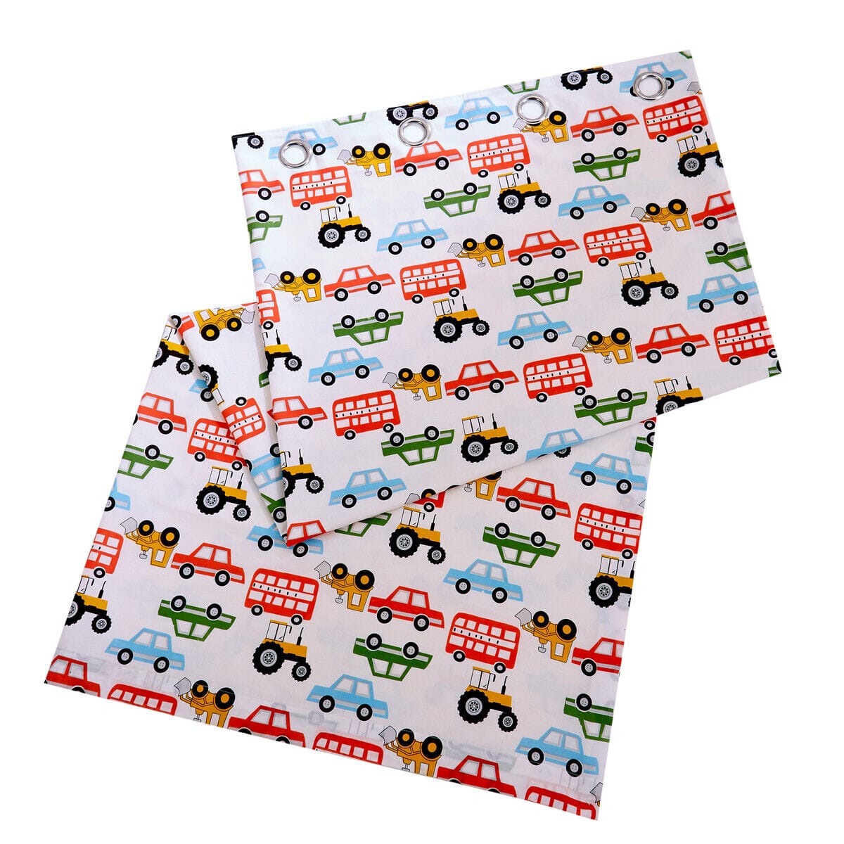 Kids Beep Beep Digger Trucks Duvet Cover Set | 52% Cotton 48% Polyester | OEKO-TEX | Cot & Single | With Pillowcase
