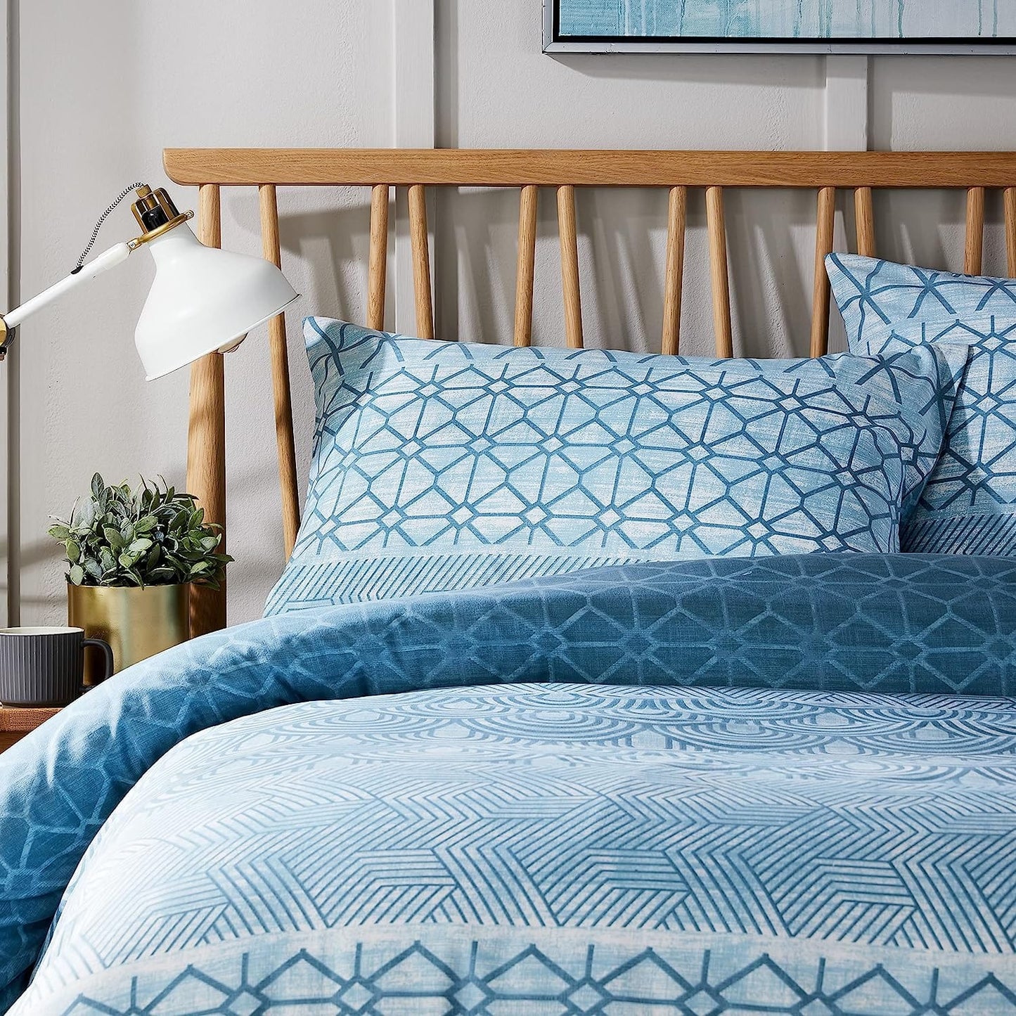 OLIVIA ROCCO Versailles Teal Duvet Cover Set | Reversible, Breathable & Quilted