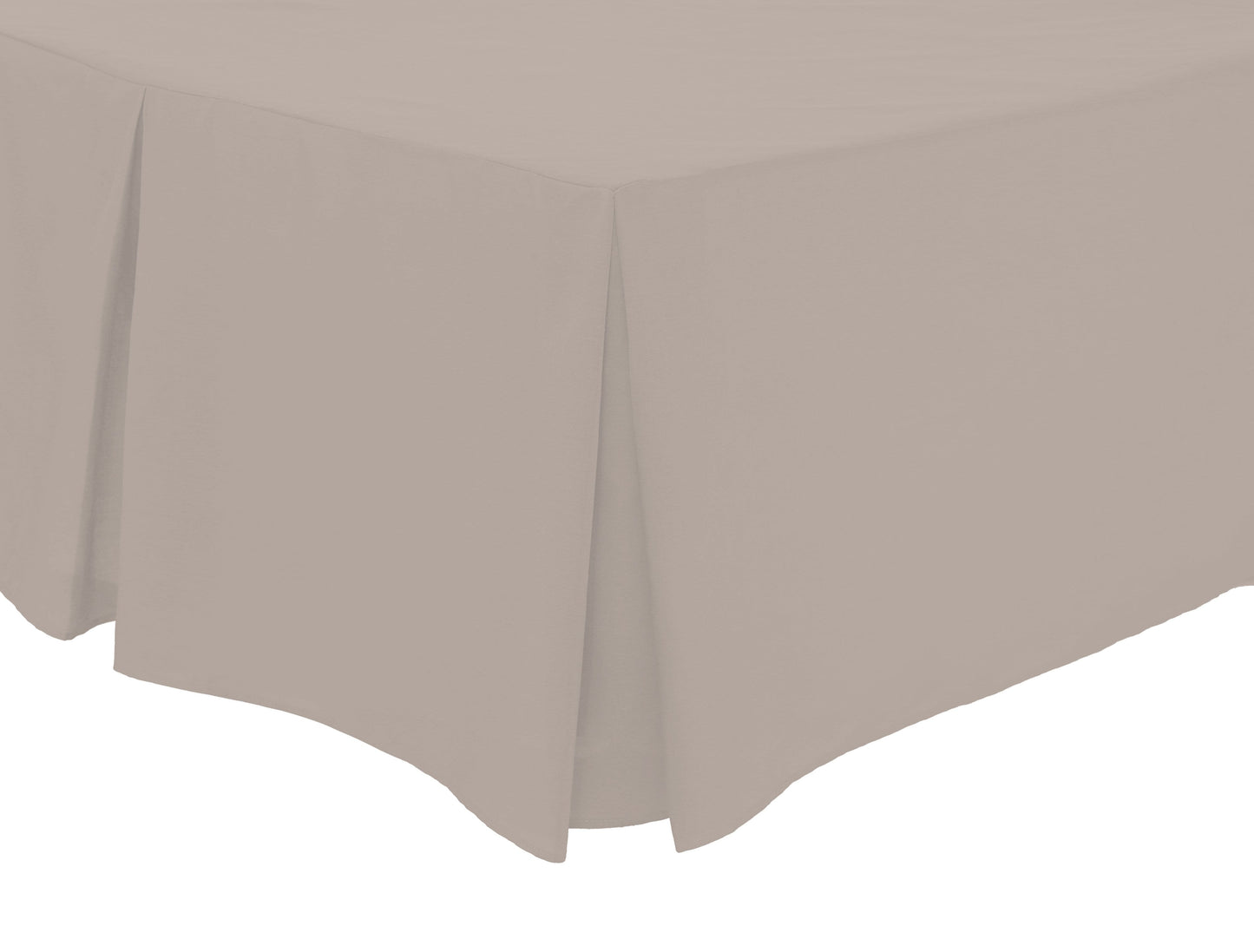 Fitted Pleated Valance Sheet | 50% Cotton 50% Polyester | OEKO-TEX Certified | Single to Super King | 12 Colours