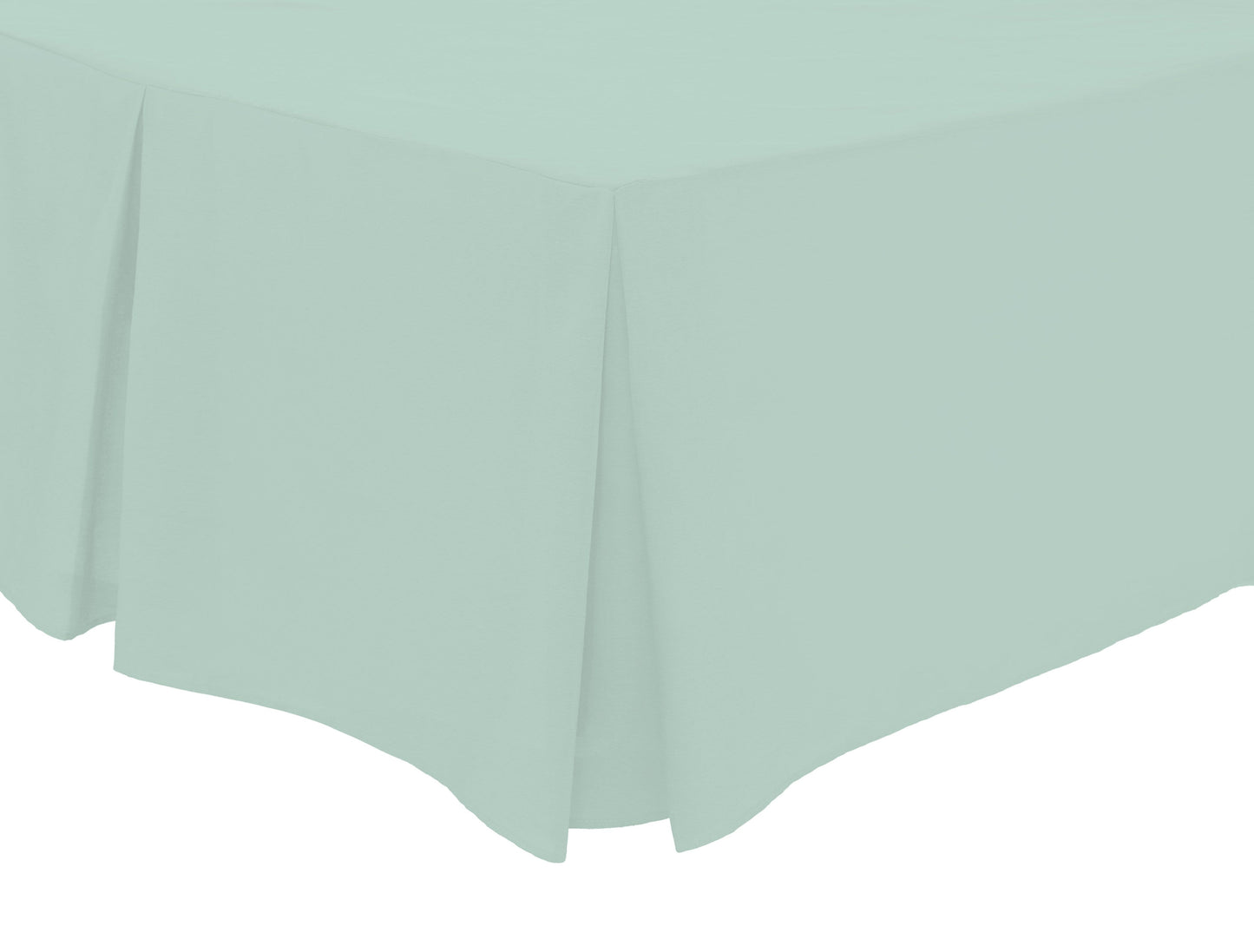Fitted Pleated Valance Sheet | 50% Cotton 50% Polyester | OEKO-TEX Certified | Single to Super King | 12 Colours