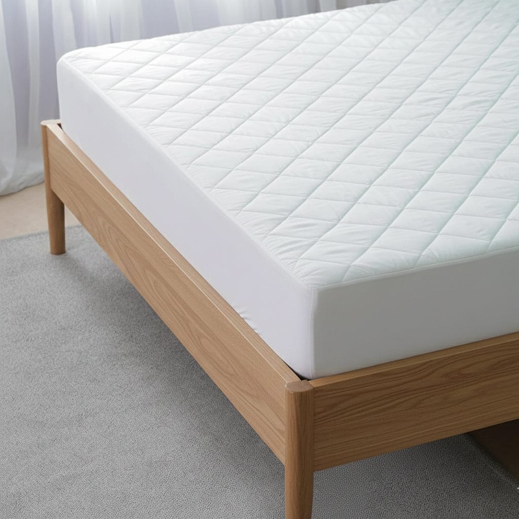 OLIVIA ROCCO Quilted Extra Deep Mattress Protector Microfibre Top Waterproof Reverse