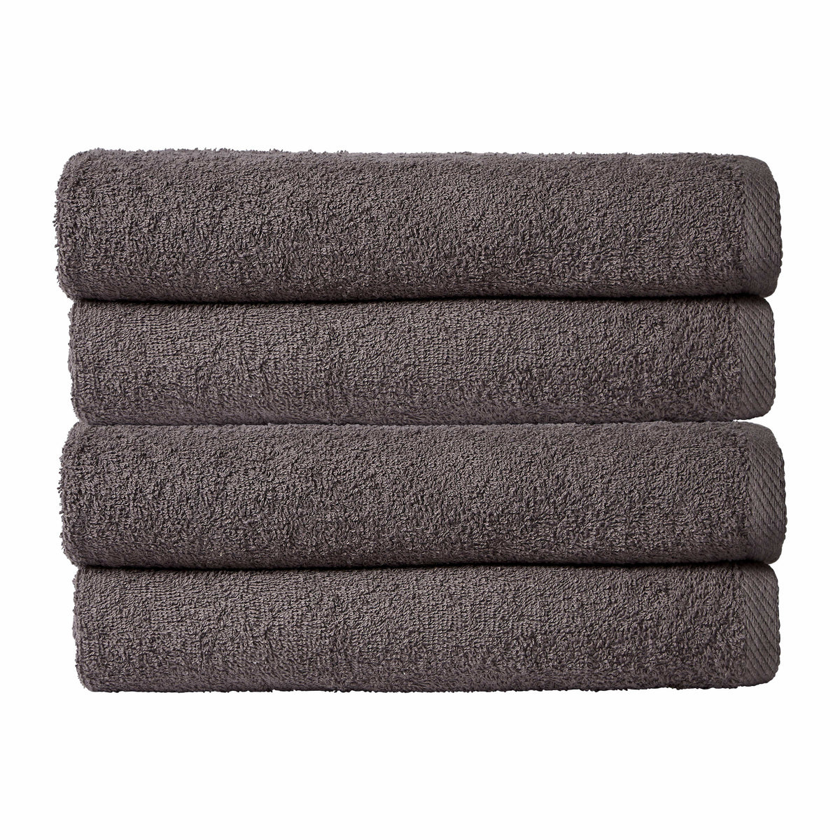 OLIVIA ROCCO Pack Of 4 Large Quick-Drying Indus Valley Cotton Bath Sheets 80x140cm