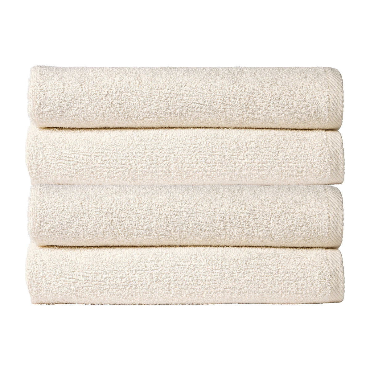 OLIVIA ROCCO Pack Of 4 Large Quick-Drying Indus Valley Cotton Bath Sheets 80x140cm