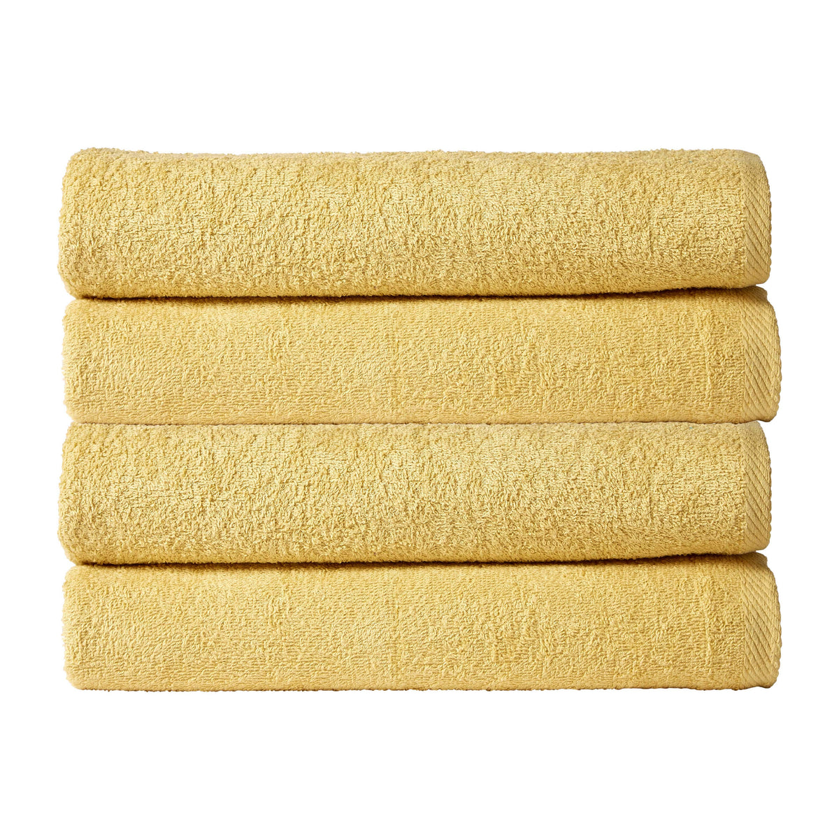 OLIVIA ROCCO Pack Of 4 Large Quick-Drying Indus Valley Cotton Bath Sheets 80x140cm