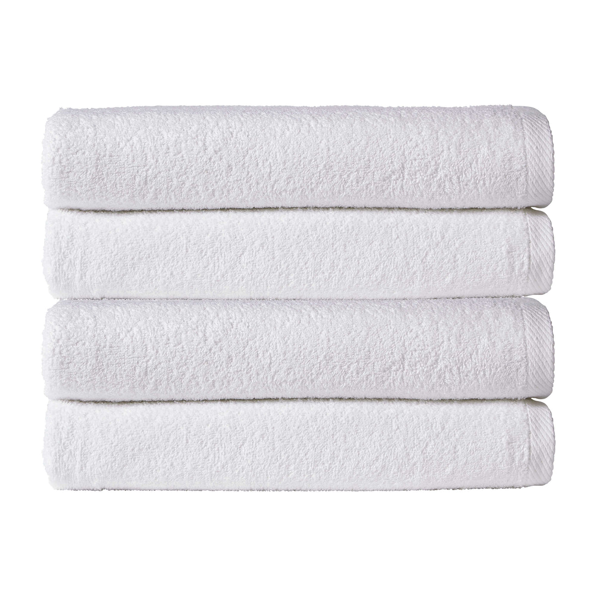 OLIVIA ROCCO Pack Of 4 Large Quick-Drying Indus Valley Cotton Bath Sheets 80x140cm