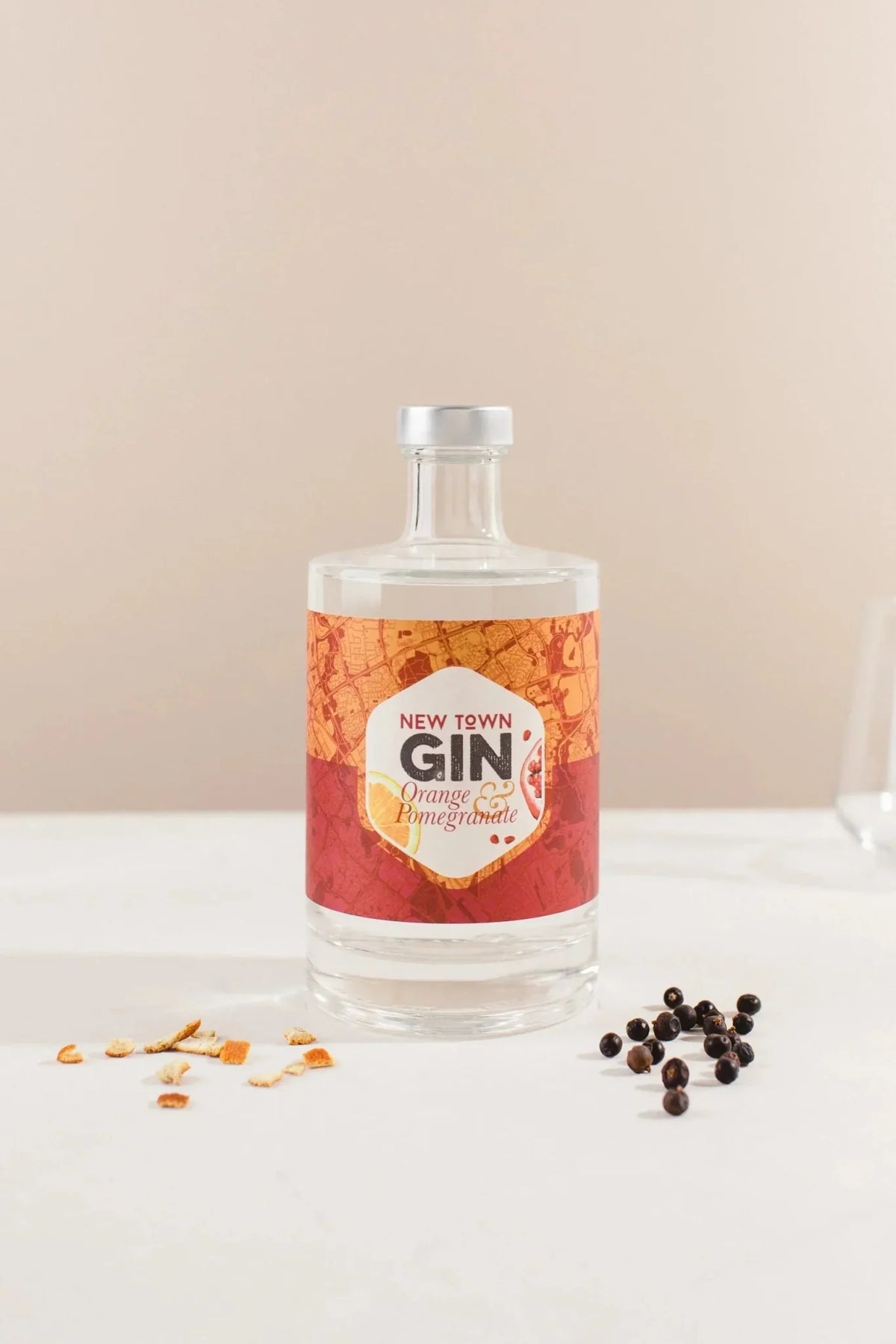 Wharf Distillery Orange and Pomegranate Gin, 20cl