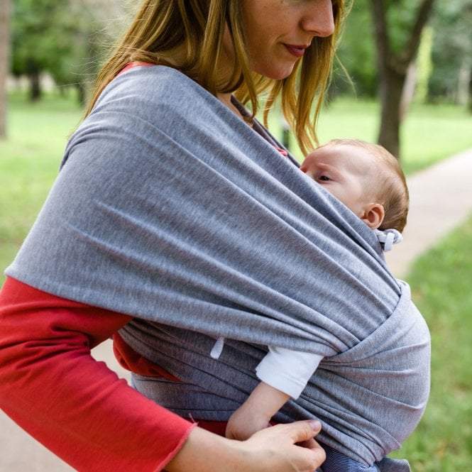 Fular Portabebés Ecológico - Gris Melange