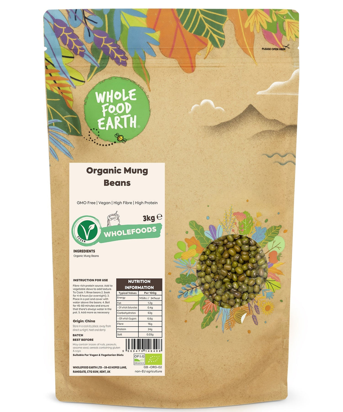 Organic Mung Beans