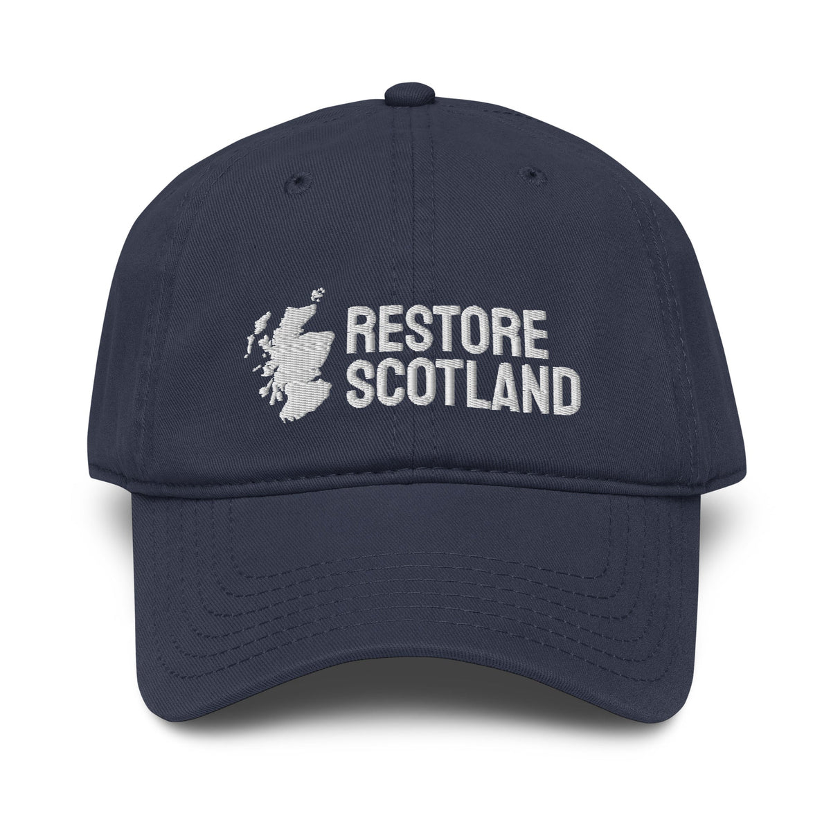 Restore Scotland Baseball Cap – Embroidered Classic Fit Restore Britain Party