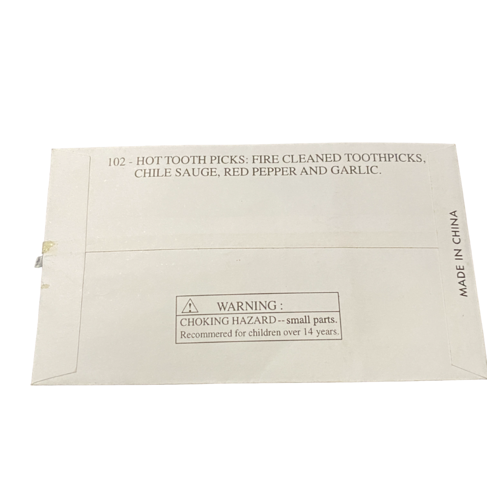 Jokez 'n' Prankz Hot Toothpicks (Envelope)