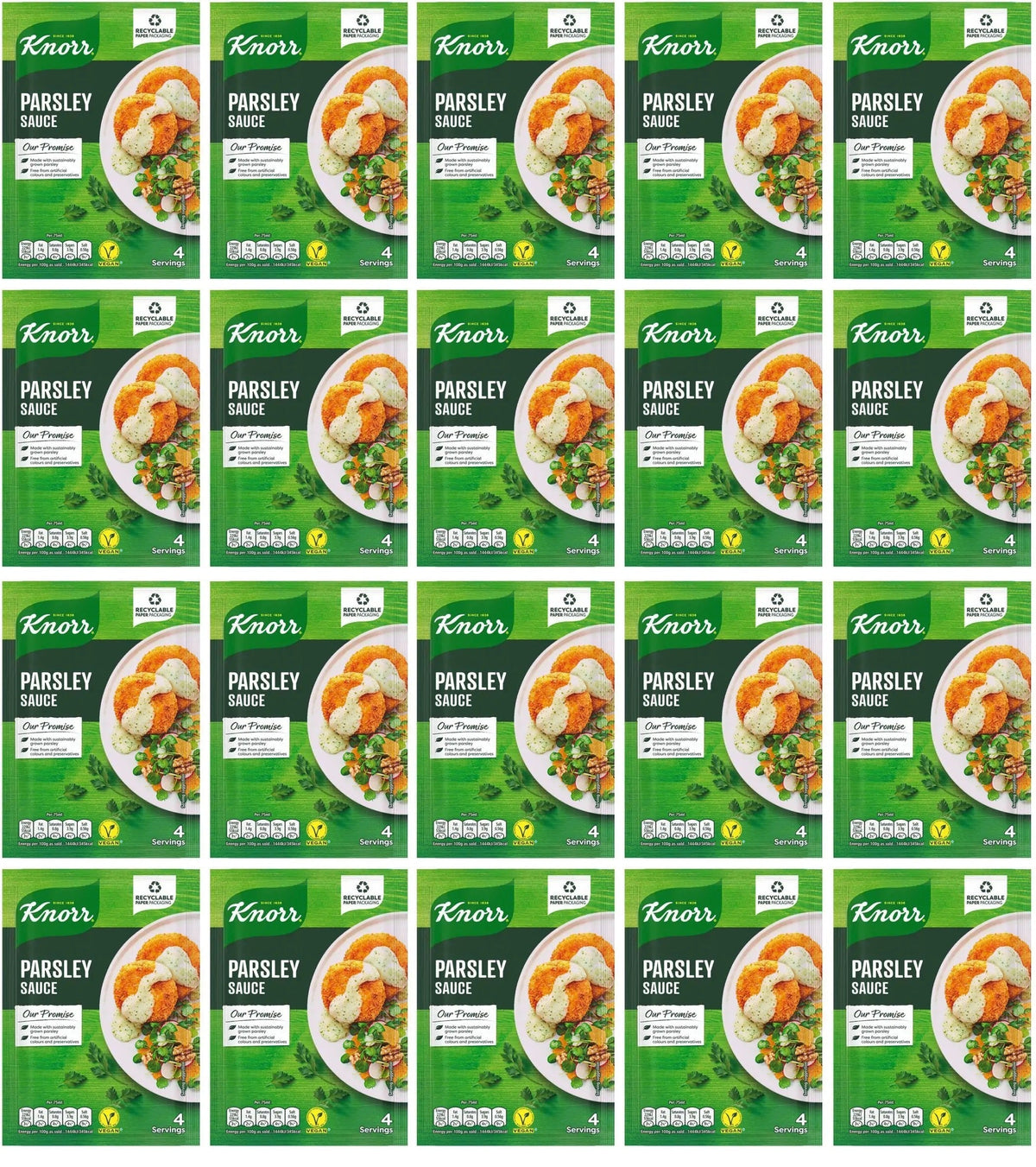 20 x Knorr Petersilien-Soße 20G