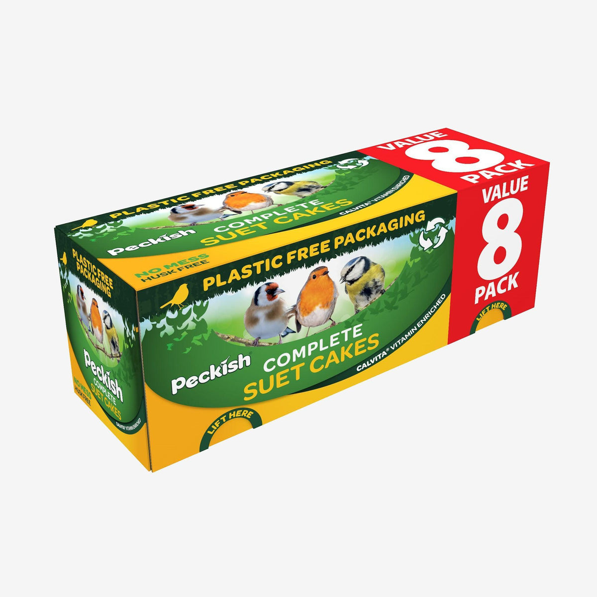 Peckish Complete Suet Cake x 8 Value Pack - Case of 8